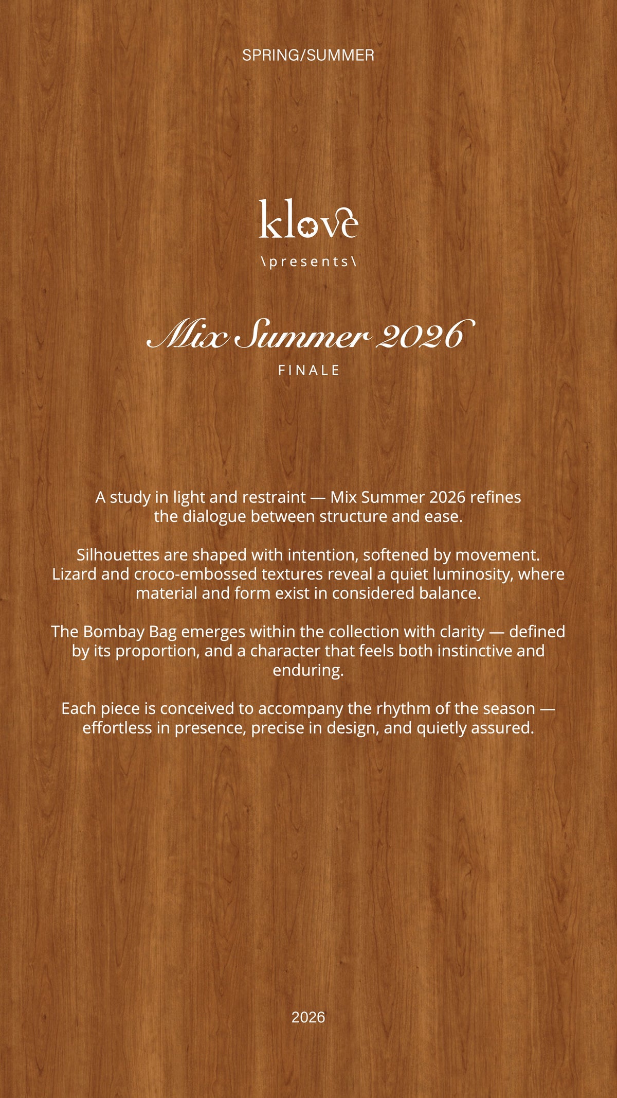 KLOVE Mix Summer 2026 lookbook, page 2