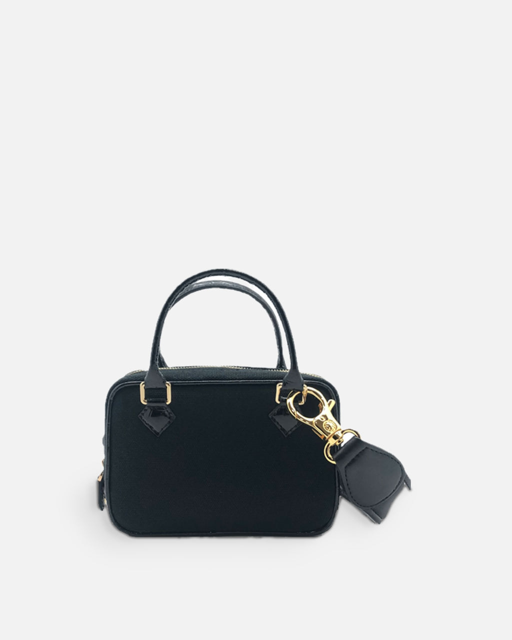 LISBON CANVAS Onyx Black, with detachable strap
