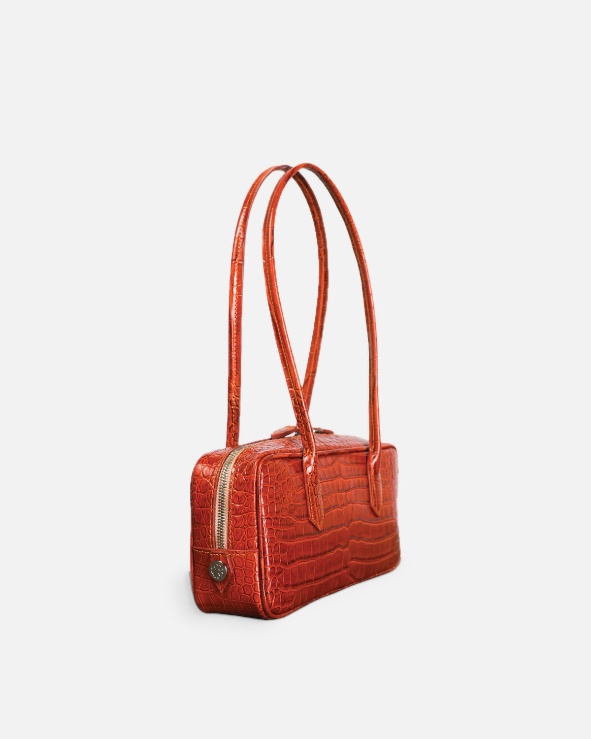 LISBON STRETCH LONG HANDLE Tangerine, side view
