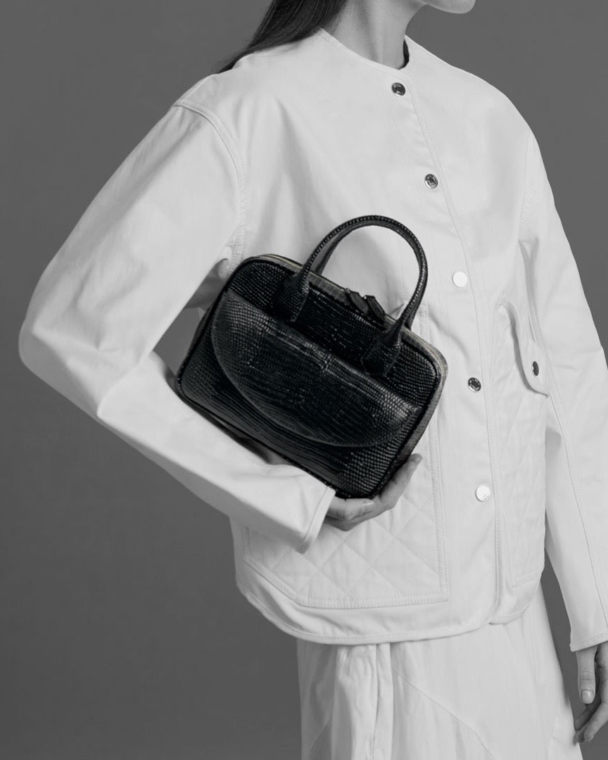 NEW PORTO Black Lizard, worn by model